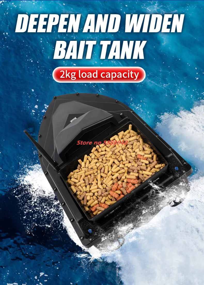 Atualização: Barco de Isca RC  - Fishing Hook Size avaliação e preço