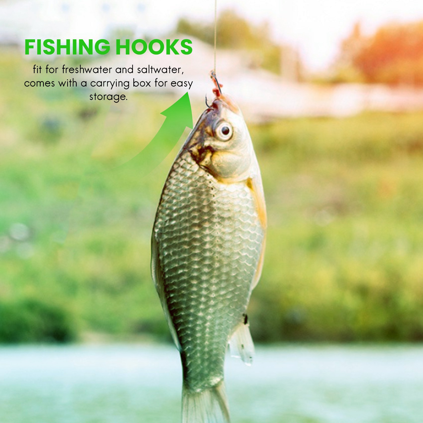 Novidade 500Pcs/Conjunto Taman - Fishing Hook Size avaliação e preço