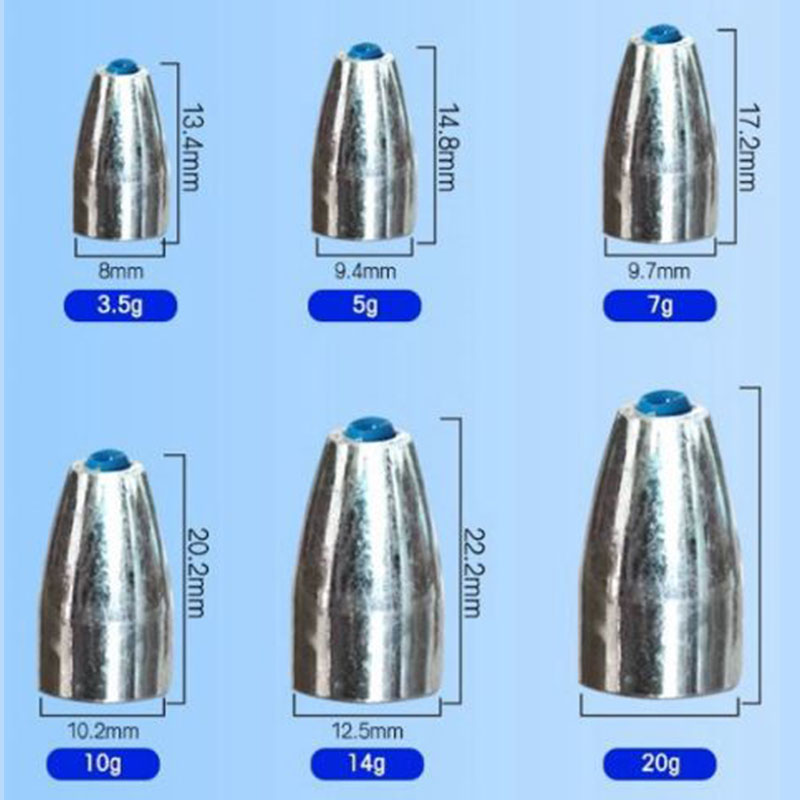 10 unidades de Chumbadas de Pe - Fishing Hook Offset avaliação e preço